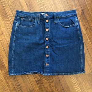 Madewell denim mini